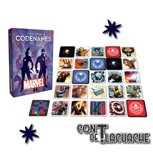 Codenames Marvel Edition | UsaPoly - Con T de Tlacuache - UsaPoly