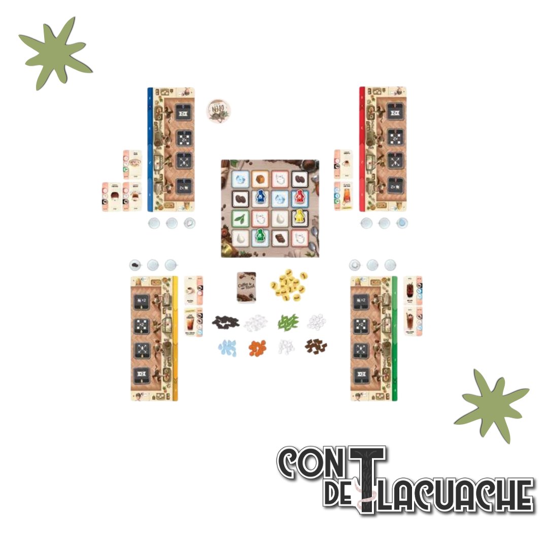 Coffee Rush | Korea Boardgames - Con T de Tlacuache - Korea Boardgames