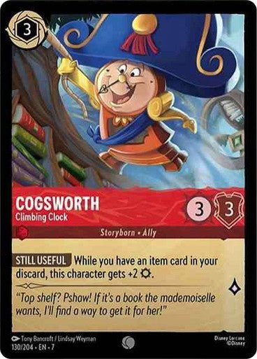 Cogsworth - Climbing Clock (Non - foil) - Con T de Tlacuache - Ravensburger