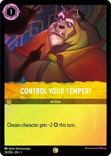 Control Your Temper! ( Cold Foil ) - Con T de Tlacuache - Ravensburger