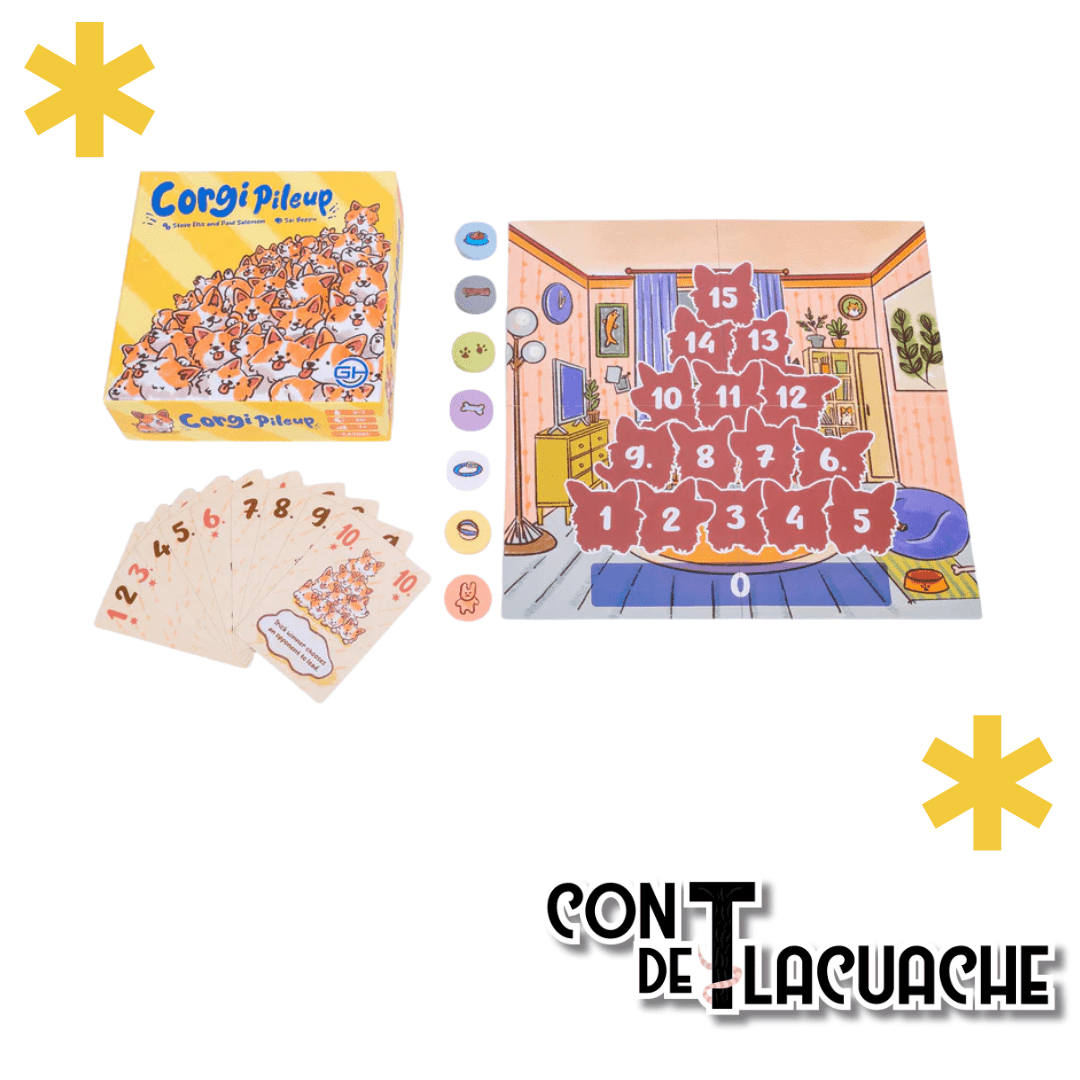 Corgi Pileup | Game Head - Con T de Tlacuache - Con T de Tlacuache