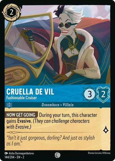 Cruella de Vil - Fashionable Cruiser (Non - foil) - Con T de Tlacuache - Ravensburger