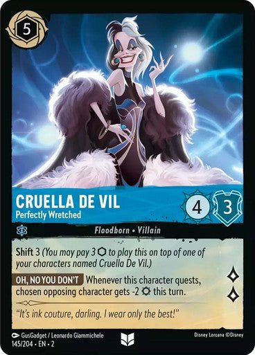 Cruella de Vil - Perfectly Wretched (Non - foil) - Con T de Tlacuache - Ravensburger