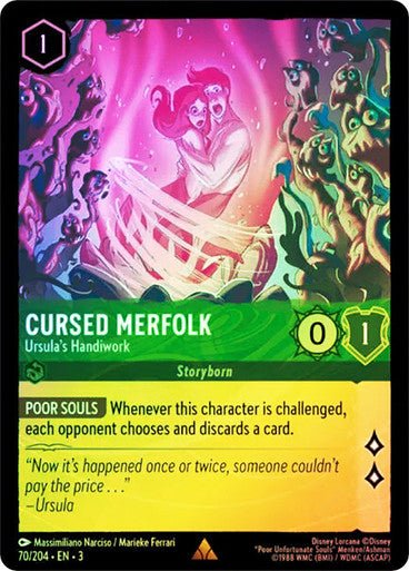 Cursed Merfolk - Ursula's Handiwork (Cold Foil) - Con T de Tlacuache - Ravensburger