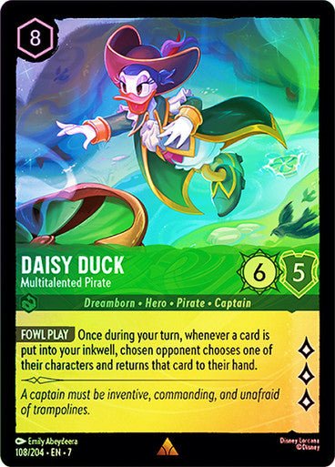 Daisy Duck - Multitalented Pirate (Cold Foil) - Con T de Tlacuache - Ravensburger