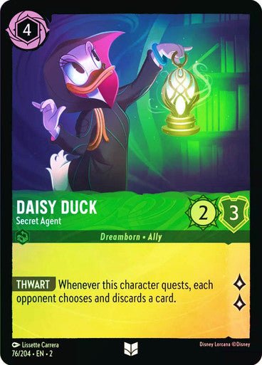 Daisy Duck - Secret Agent (Cold Foil) - Con T de Tlacuache - Ravensburger