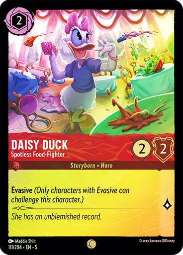 Daisy Duck - Spotless Food - Fighter (Cold Foil ) - Con T de Tlacuache - Ravensburger