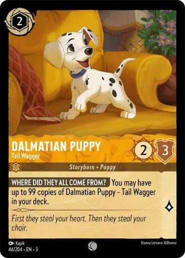 Dalmatian Puppy - Tail Wagger (Non - foil) - Con T de Tlacuache - Ravensburger