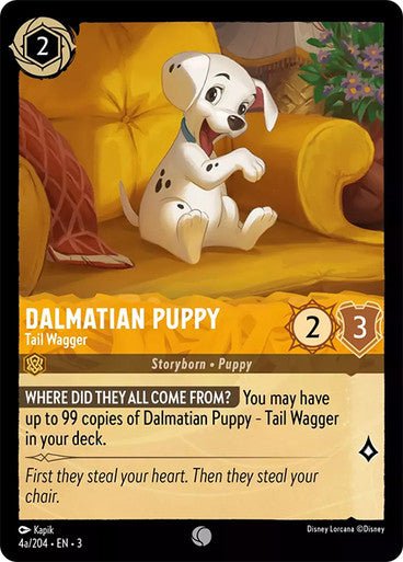 Dalmatian Puppy - Tail Wagger (Non - foil) - Con T de Tlacuache - Ravensburger