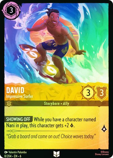 David - Impressive Surfer ( Cold Foil ) - Con T de Tlacuache - Ravensburger