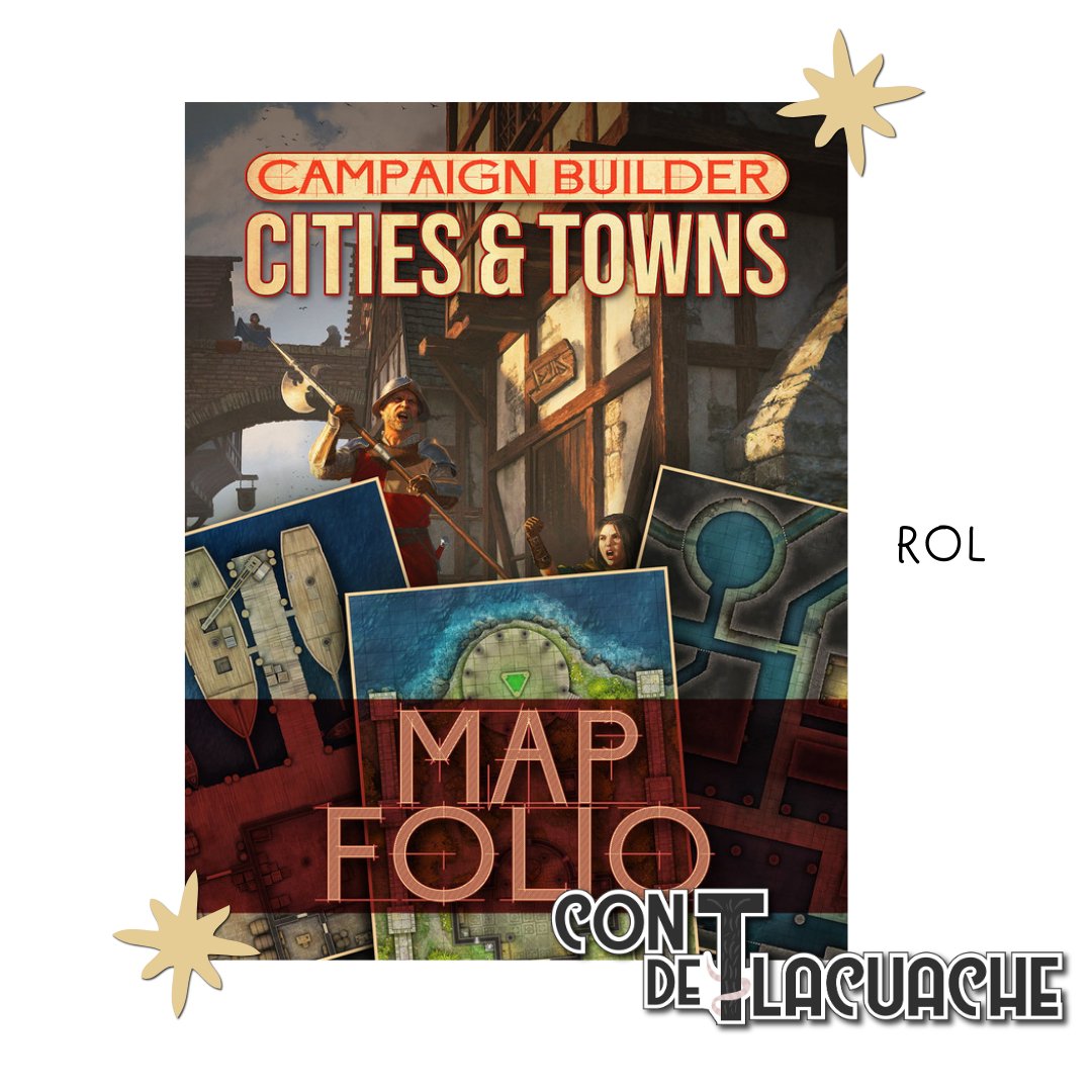D&D 5E Cities & Towns Map Folio | D&D - Con T de Tlacuache - D&D