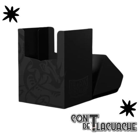 Deck Box - Shell "Black/ Black" | Dragonshield - Con T de Tlacuache - Dragonshield