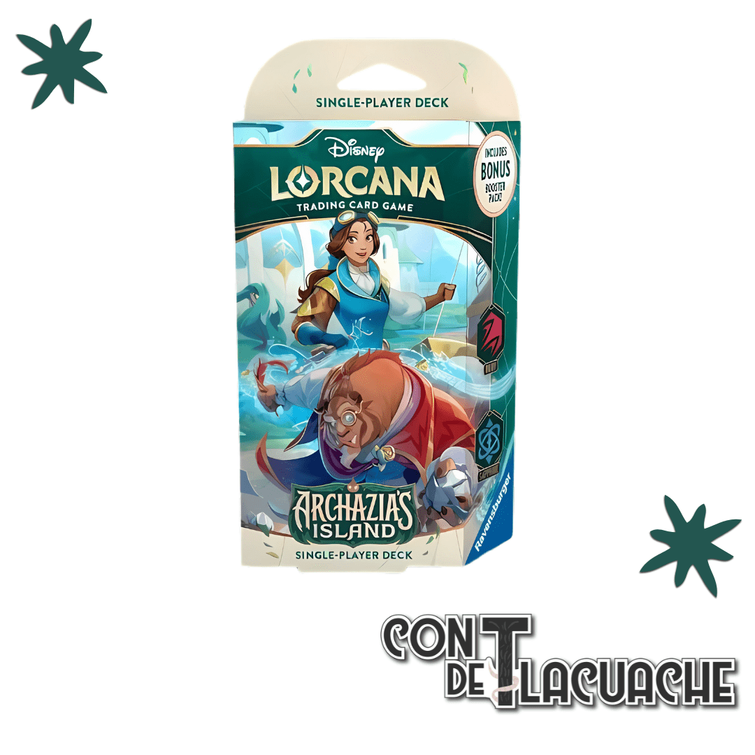 Deck Starter Archazia’s Island Ruby & Sapphire Lorcana | Ravensburger - Con T de Tlacuache - Lorcana