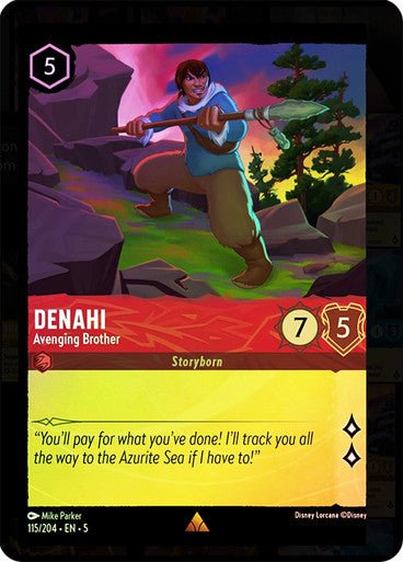 Denahi - Avenging Brother (Cold Foil ) - Con T de Tlacuache - Ravensburger