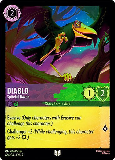 Diablo - Spiteful Raven (Cold Foil) - Con T de Tlacuache - Ravensburger