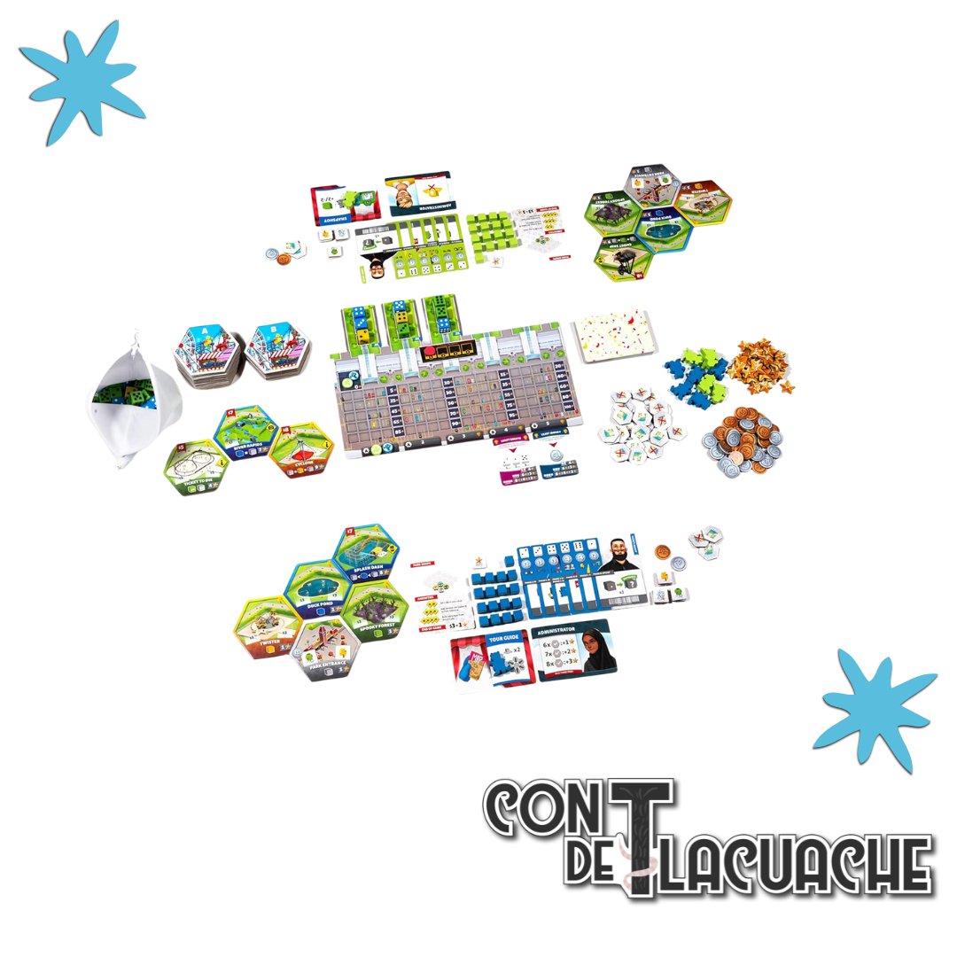 Dice Theme Park | Alley Cat Games - Con T de Tlacuache - Con T de Tlacuache
