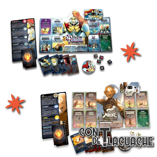 Dice Throne 2 Monje vs Paladín | Delirium Games - Con T de Tlacuache - Delirium