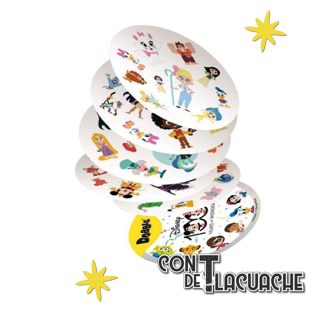 Disney 100 Aniversario Dobble | Asmodee - Con T de Tlacuache - Asmodee