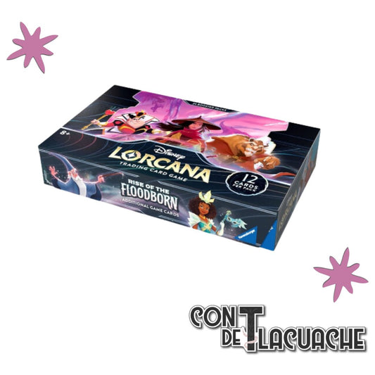 Disney LORCANA Booster BOX SET 2 Rise of the Floodborn (24 pz) | Ravensburger - Con T de Tlacuache - Ravensburger