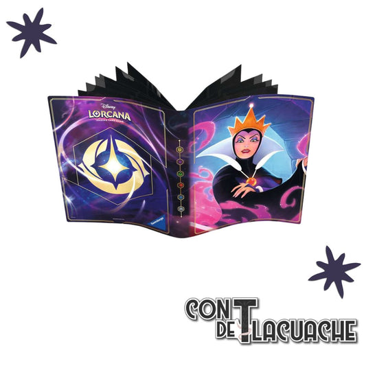 Disney Lorcana: Portfolio 10 Paginas (The Queen) - Con T de Tlacuache - Con T de Tlacuache