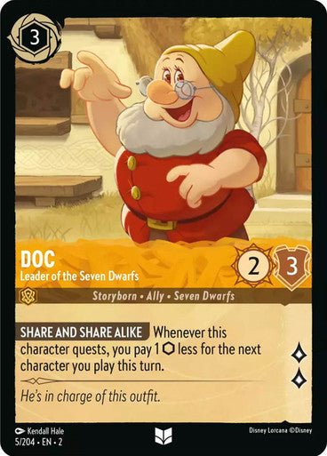 Doc - Leader of the Seven Dwarfs (Non - foil) - Con T de Tlacuache - Ravensburger