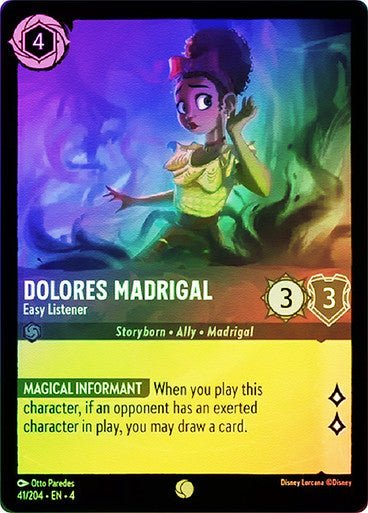 Dolores Madrigal - Easy Listener ( Cold Foil ) | Ravesburger - Con T de Tlacuache - Ravensburger