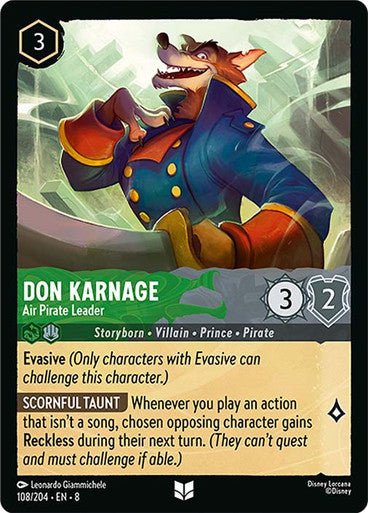 Don Karnage - Air Pirate Leader (Non - foil) - Con T de Tlacuache - Ravensburger