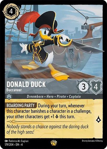 Donald Duck - Buccaneer ( Non - foil ) | Ravesburger - Con T de Tlacuache - Ravensburger
