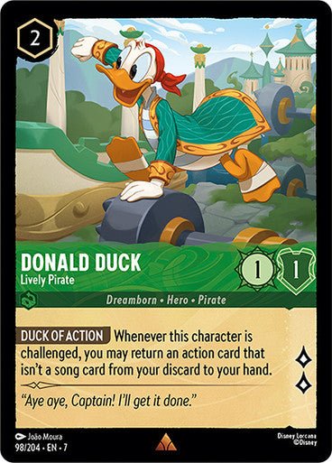 Donald Duck - Lively Pirate (Non - foil) - Con T de Tlacuache - Ravensburger