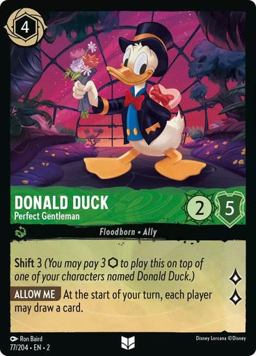Donald Duck - Perfect Gentleman (Non - foil) - Con T de Tlacuache - Ravensburger