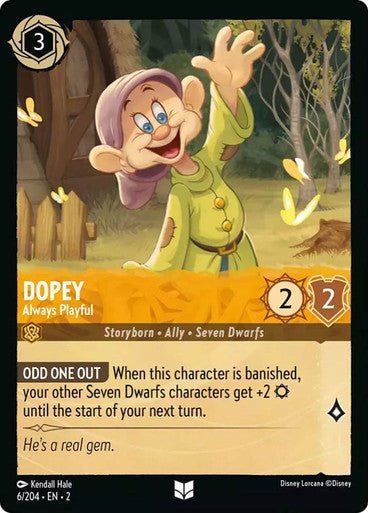 Dopey - Always Playful (Non - foil) - Con T de Tlacuache - Ravensburger