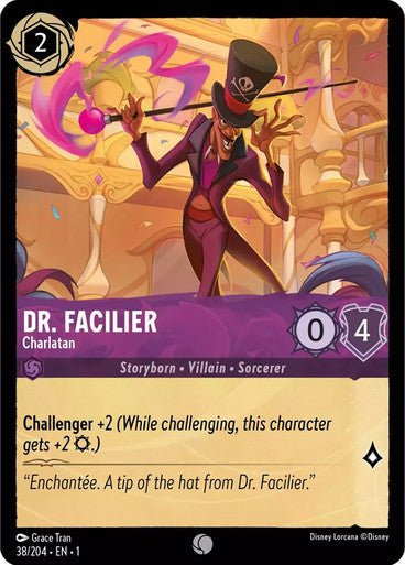 Dr. Facilier - Charlatan ( Non - foil ) - Con T de Tlacuache - Ravensburger