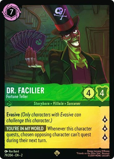 Dr Facilier - Fortune Teller (Cold Foil) - Con T de Tlacuache - Ravensburger