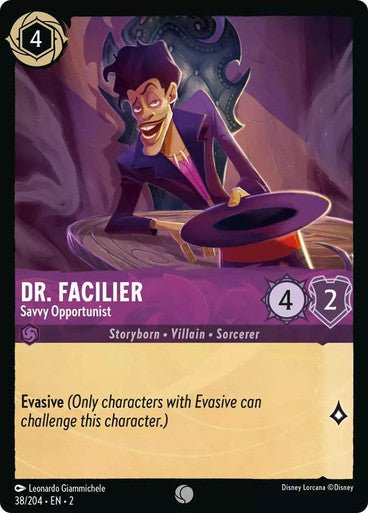 Dr. Facilier - Savvy Opportunist (Non - foil) - Con T de Tlacuache - Ravensburger