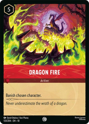 Dragon Fire (Non - foil) - Con T de Tlacuache - Ravensburger