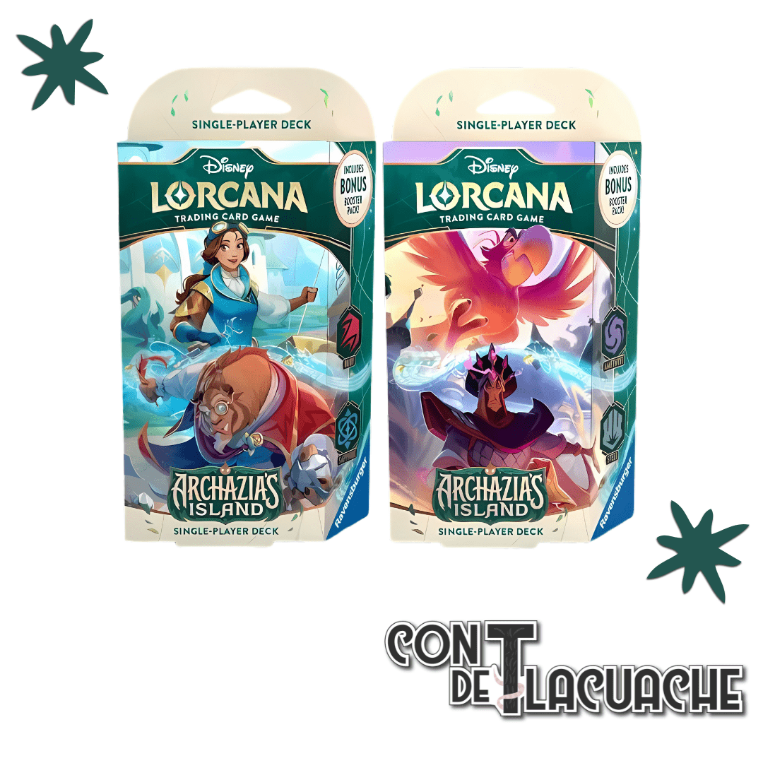 Duo Deck Archazia´s Island Lorcana | Ravensburger - Con T de Tlacuache - Lorcana