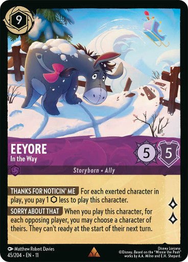 Eeyore (Non - foil) | Ravensburger - Con T de Tlacuache - Ravensburger