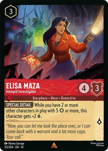 Elisa Maza - Intrepid Investigator (Non - foil) - Con T de Tlacuache - Ravensburger