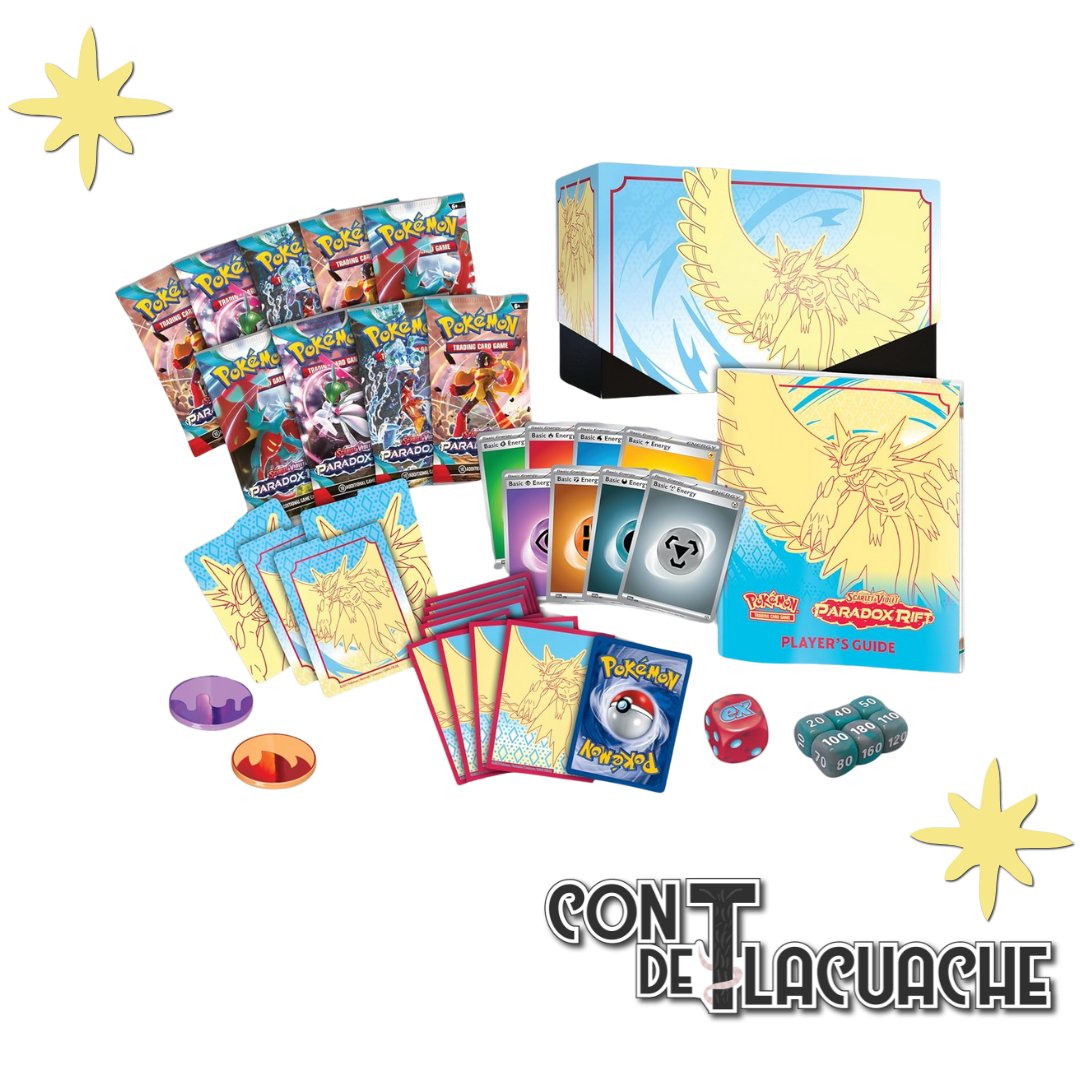 Elite Trainer Box Scarlet & Violet Paradox Rift (English) | Pokémon TCG - Con T de Tlacuache - Pokemon