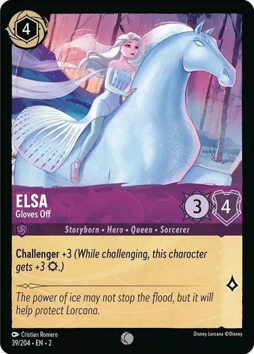Elsa - Gloves Off (Non - foil) - Con T de Tlacuache - Ravensburger