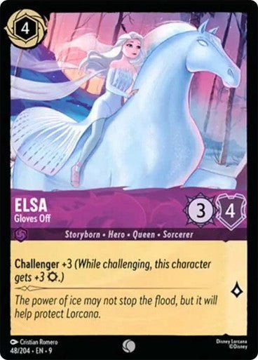 Elsa - Gloves Off (Non - foil) - Con T de Tlacuache - Ravensburger