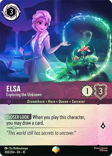 Elsa (Rainbow Foil) - Con T de Tlacuache - Ravensburger