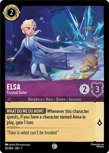 Elsa - Trusted Sister (Non - foil) - Con T de Tlacuache - Ravensburger