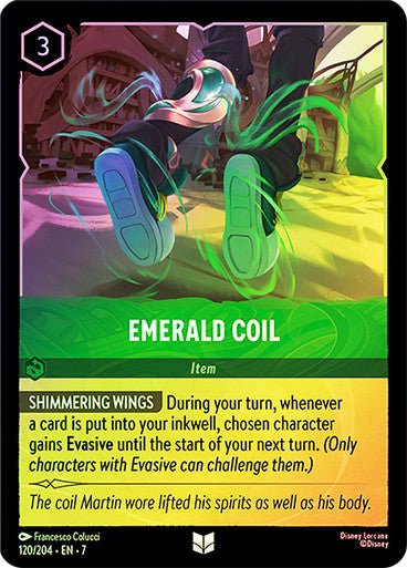 Emerald Coil (Cold Foil) - Con T de Tlacuache - Ravensburger