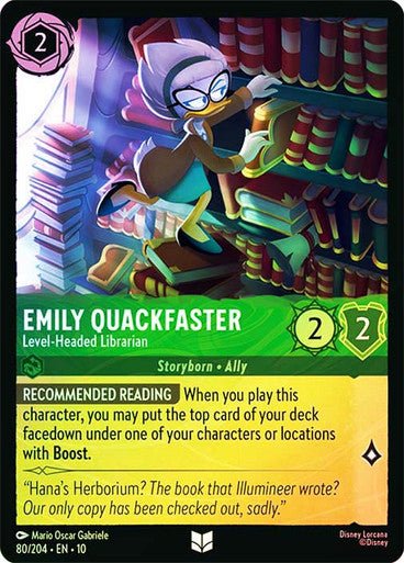 Emily Quackfaster (Cold Foil) - Con T de Tlacuache - Ravensburger