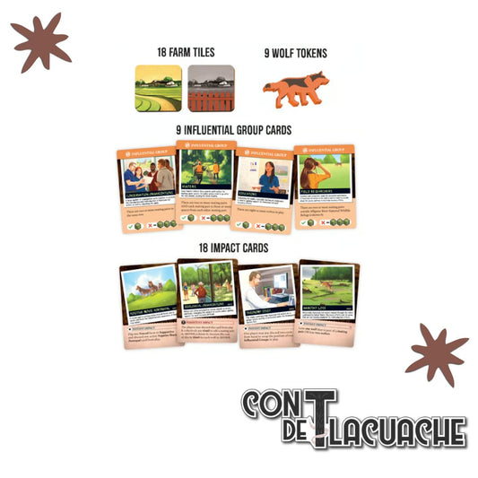 Endangered American Red Wolf Scenario | Grand Gamers Guild - Con T de Tlacuache - Con T de Tlacuache