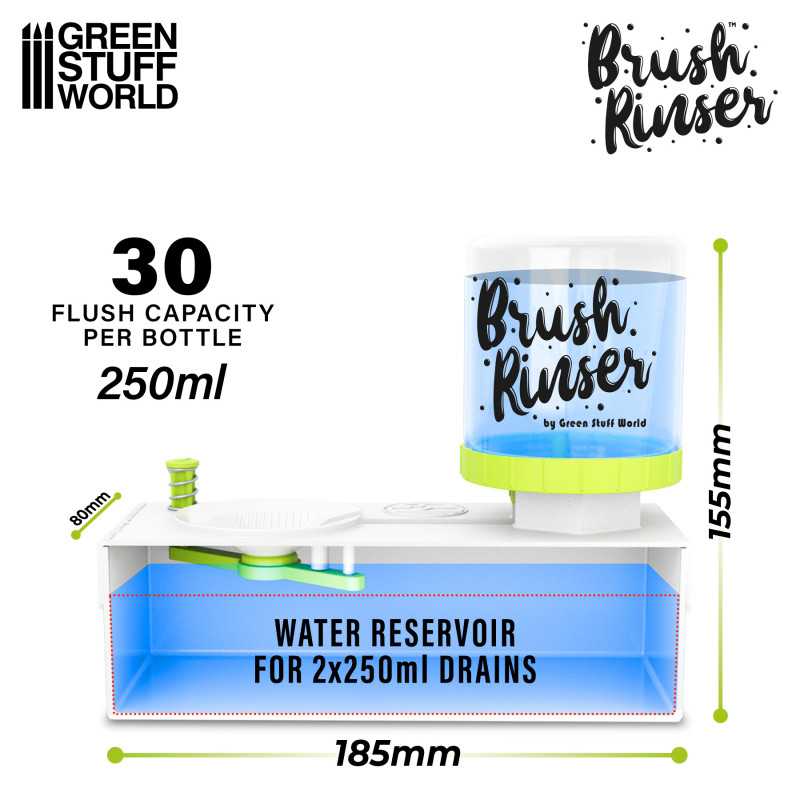 Enjuagador De Pinceles Brush Rinser 250Ml | Green Stuff World - Con T de Tlacuache - Green Stuff World