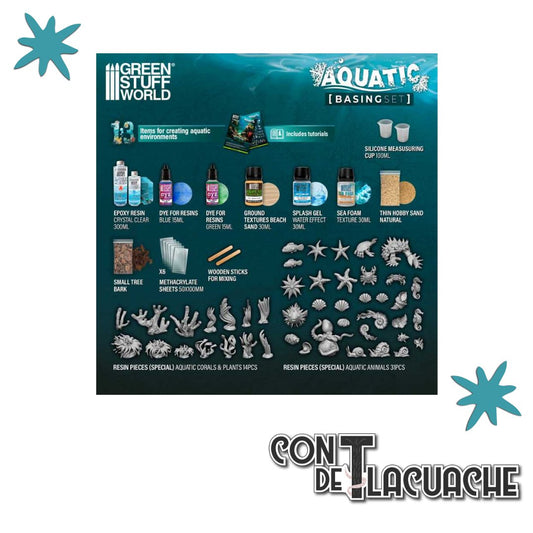 Environment Set - Acuatico/ Aquatic | Green Stuff World - Con T de Tlacuache - Green Stuff World