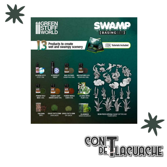 Environment Set - Swamp / Pantano | Green Stuff World - Con T de Tlacuache - Green Stuff World
