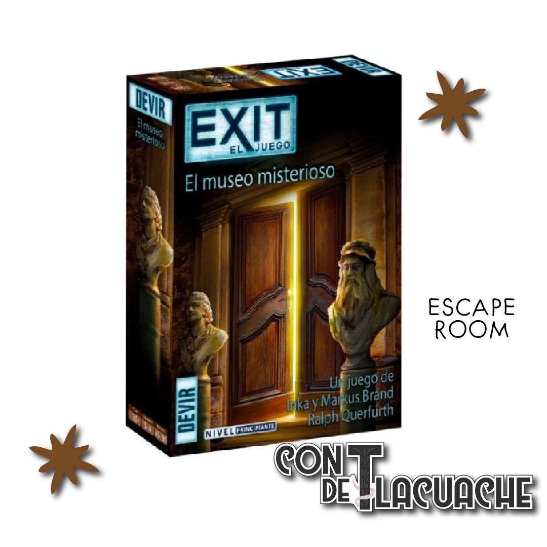 EXIT 10 El Museo Misterioso Nivel Principiante | Devir - Con T de Tlacuache - Devir
